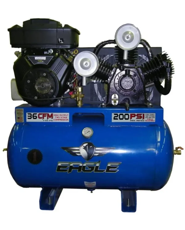Eagle Compressor 55 Gallon Stationary Gas Air Compressor