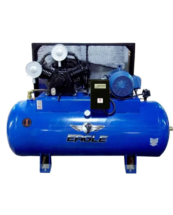 Eagle Compressor 120 Gallon Electric Horizontal Stationary Air Compressor