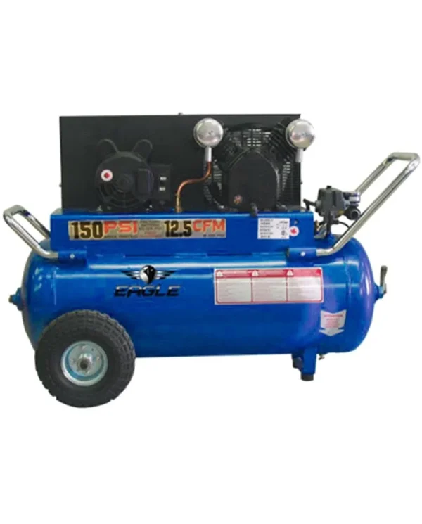 Eagle Compressor 25 Gallon Portable Electric Air Compressor 5 HP