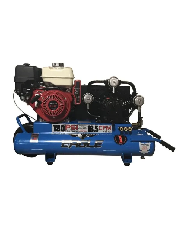 Eagle Compressor Air Compressor 10 Gallon Portable Gas Wheel Barrow