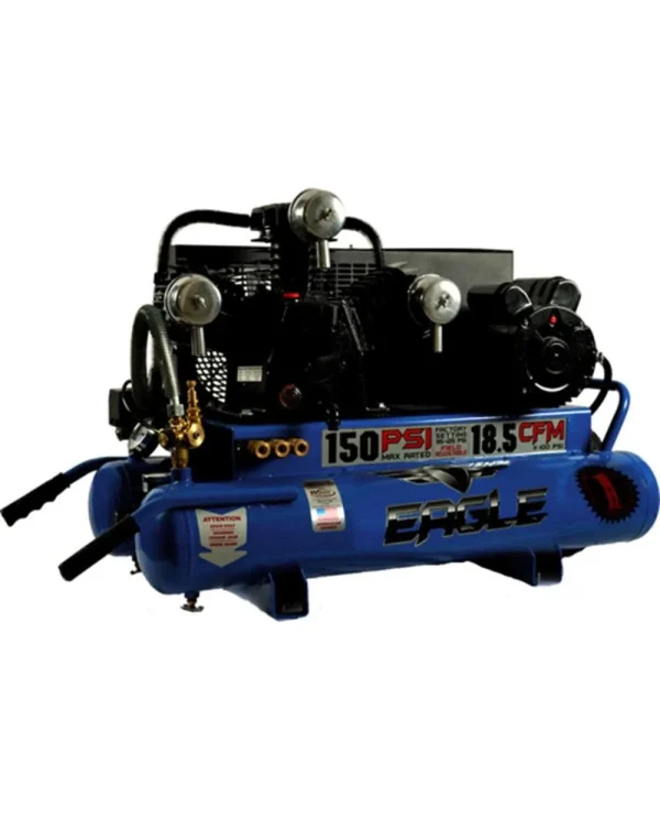 Eagle Compressor Air Compressor 5 HP 8 Gallon Wheelbarrow Electric