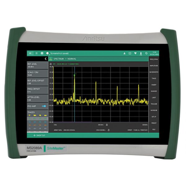 Anritsu Site Master MS208xA Series: 6 GHz Cable/Antenna and Spectrum Analyzer