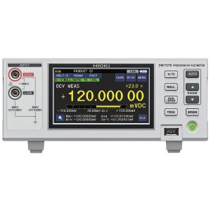 Hioki DM7276-01: Precision DC Voltmeter with 7.5-Digit Accuracy, USB and LAN Connectivity
